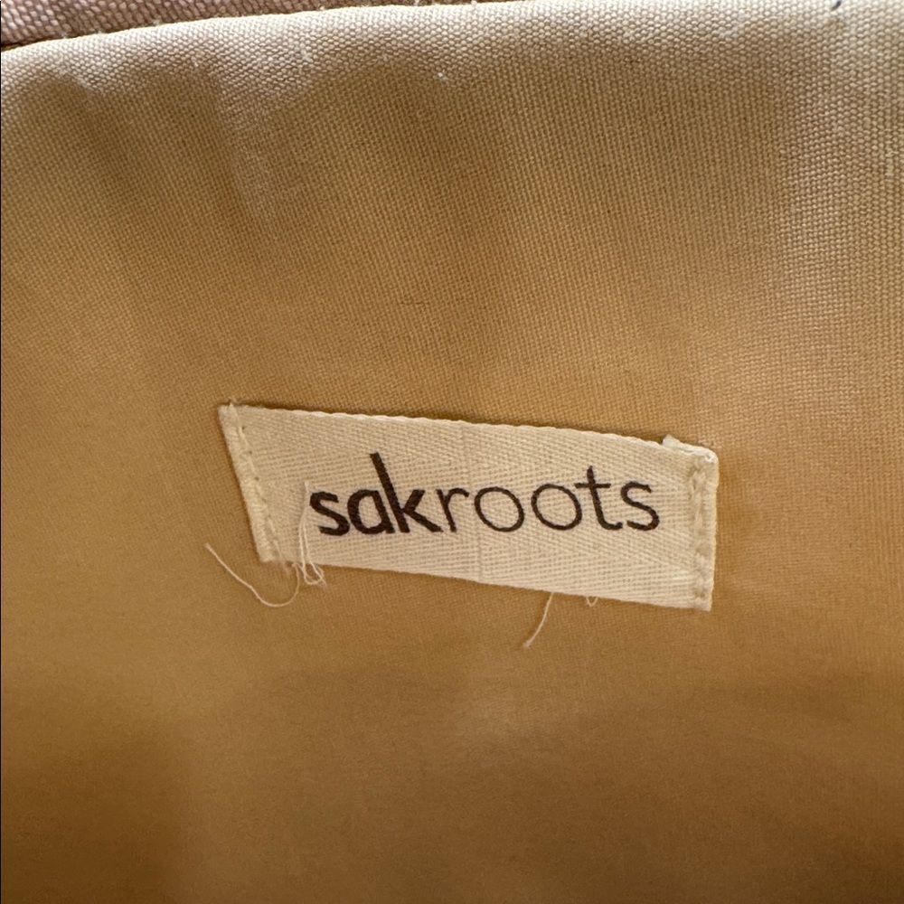 Sakroots Boho Chic Botanical Floral Laptop Case Crossbody Coated Canvas Bag EUC - Picture 12 of 12